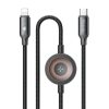 Mcdodo CA-5680 2 az 1-ben USB-C Lightning kábel + Apple Watch töltő, 36W, 1.5m