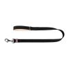 WAUDOG natural leather dog leash 20 mm wide, 122 cm long Black