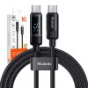 Mcdodo CA-5780 USB-C-USB-C 60W adatkábel 1.2m (fekete)