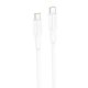 Foneng XS01 60W USB-C to USB-C cable, 1m (white)