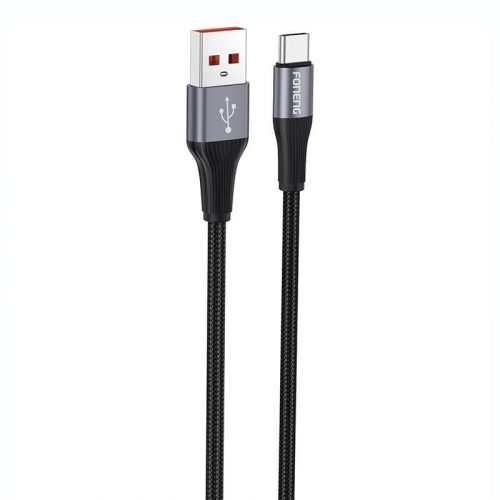 Foneng X112 USB-A USB-C kábel, 3A, 1m (fekete)