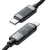 Cable USB Essager EXCTL-LG0A-P USB-C do lightning 29W 1m