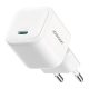 Joyroom JR-TCG08 GaN Mini 20W mains charger (white)