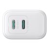 Joyroom JR-TCF12 Dual-Port (2C) 20W Power Charger (white)