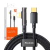 USB-C és Lightning 90 fokos kábel McDodo CA-3390 36W 1.2m (fekete)