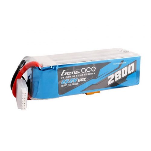 Lipo Gens ász 2800mAh 22.2V 60C 6S1P akkumulátor XT60 csatlakozóval