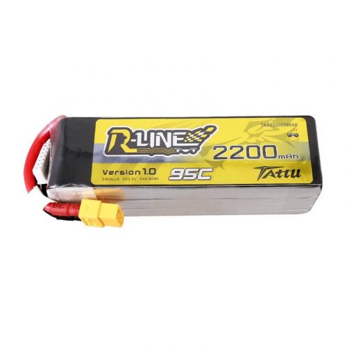 Lipo Tattu R-Line 22.2V 2200mAh 6S 95C akkumulátor XT60 csatlakozóval