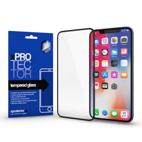 XPRO™ Tempered Glass full 3D Black FG kijelzővédő üveg / üvegfólia Huawei Mate 30 készülékhez